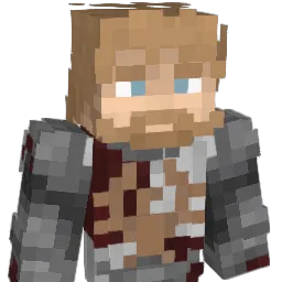 Bloodmoon Minecraft avatar bust