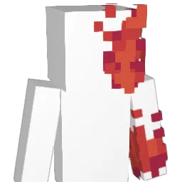 Bloodsnowman Minecraft avatar bust