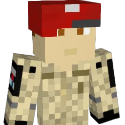 Bloodstorm Minecraft avatar bust