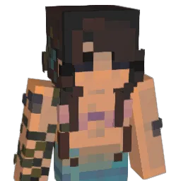 Bloomerparty Minecraft avatar bust