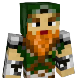 Blooper Minecraft avatar bust