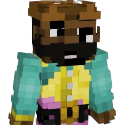 Blouish Minecraft avatar bust
