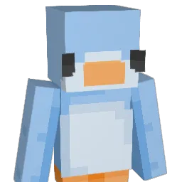 BluBlurBird Minecraft avatar bust