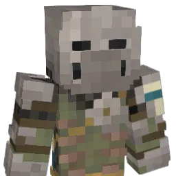 BluShock Minecraft avatar bust