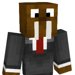 BluWalrus Minecraft avatar bust