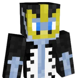 Bluable Minecraft avatar bust