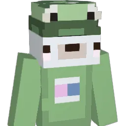 Bluboop Minecraft avatar bust