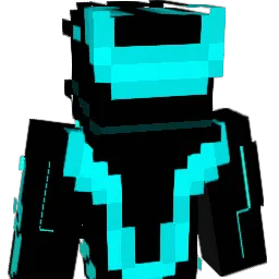 BlueBino Minecraft avatar bust