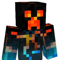 BlueDaemon Minecraft avatar bust