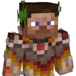 BlueDiax Minecraft avatar bust