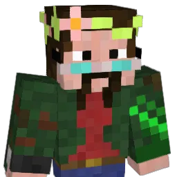 BlueEvolved Minecraft avatar bust
