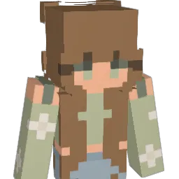 BlueMacie Minecraft avatar bust
