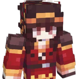 BlueMegumin Minecraft avatar bust