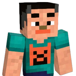 BluePleco Minecraft avatar bust