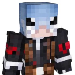 BlueShak Minecraft avatar bust