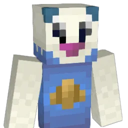 BlueTundra Minecraft avatar bust