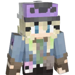 BlueWeasel Minecraft avatar bust