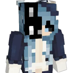 BlueWolfPuppy Minecraft avatar bust