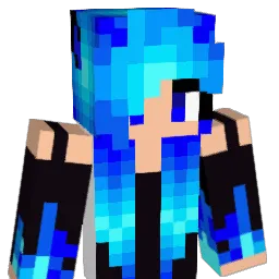 BlueeGirl Minecraft avatar bust
