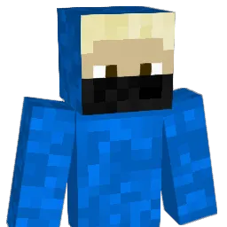 Bluehoodninja Minecraft avatar bust