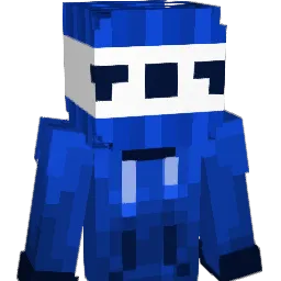 Bluemissile Minecraft avatar bust