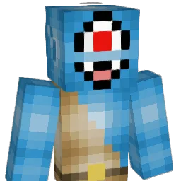 Bluepumkin Minecraft avatar bust