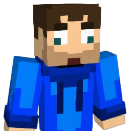 Blueruleus Minecraft avatar bust