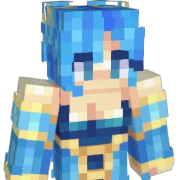 Bluestem Minecraft avatar bust