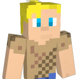 Bluestep Minecraft avatar bust
