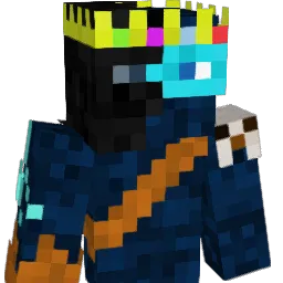 Bluewidow Minecraft avatar bust