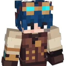 Bluewolf9859 Minecraft avatar bust