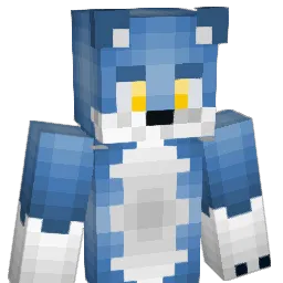 Bluewuff Minecraft avatar bust