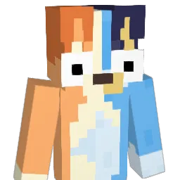 Bluey's Minecraft skin