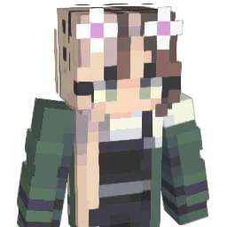 Bluluu Minecraft avatar bust