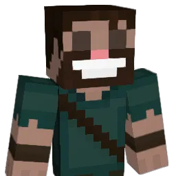 Bluntbows Minecraft avatar bust