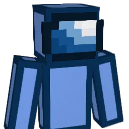 Blupuppies Minecraft avatar bust
