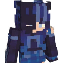 Bluqnu Minecraft avatar bust
