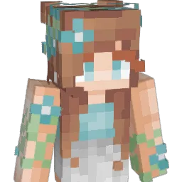 Blutifulgirl Minecraft avatar bust
