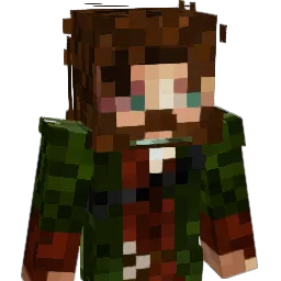 BobRossIsMaDad Minecraft avatar bust