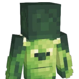 BobSquidward Minecraft avatar bust