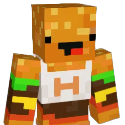 BobTheBurger Minecraft avatar bust