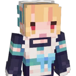 Bomberanian Minecraft avatar bust