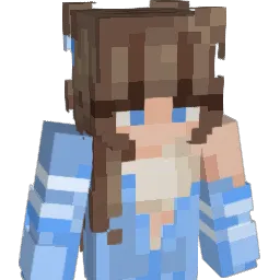 BonitaBlue Minecraft avatar bust