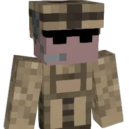 Bountag Minecraft avatar bust