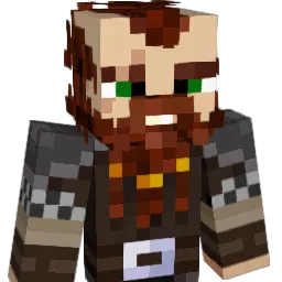 Bradagain Minecraft avatar bust