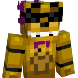 BreadyFredBear Minecraft avatar bust