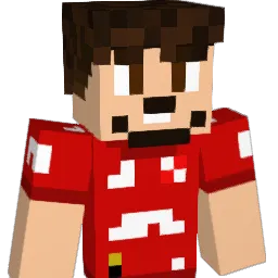 Brhunette Minecraft avatar bust