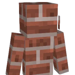 Brickedd Minecraft avatar bust