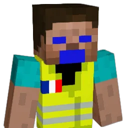 Brittish Minecraft avatar bust