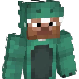 Broccosaurus Minecraft avatar bust